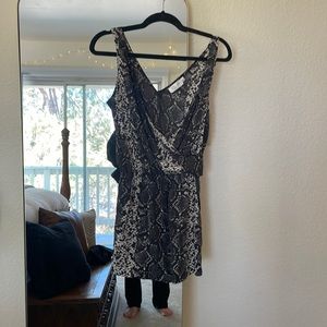 RD Style Snakeskin Romper